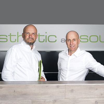 Dr. Peter Neumann und Dr. Daniel Thome von aesthetic and soul in München