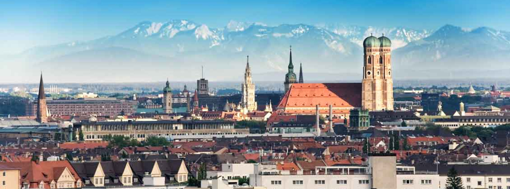 Blick über die Dächer von München